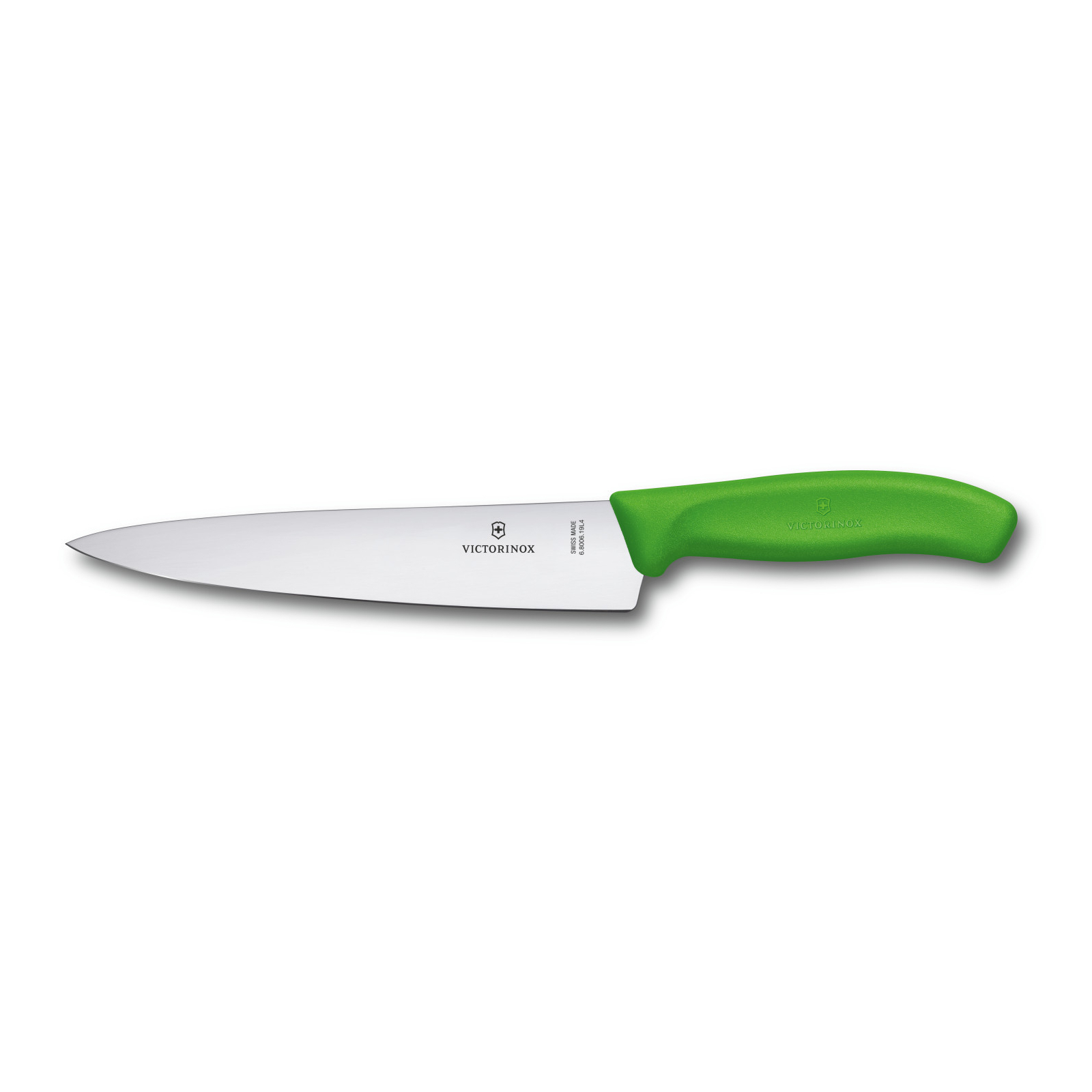 Кухонный нож Victorinox SwissClassic поварской 19 см, зеленый (6.8006.19L4B)