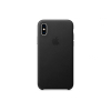 Чохол до мобільного телефона Apple iPhone XS Leather Case - Black, Model (MRWM2ZM/A) зображення 2