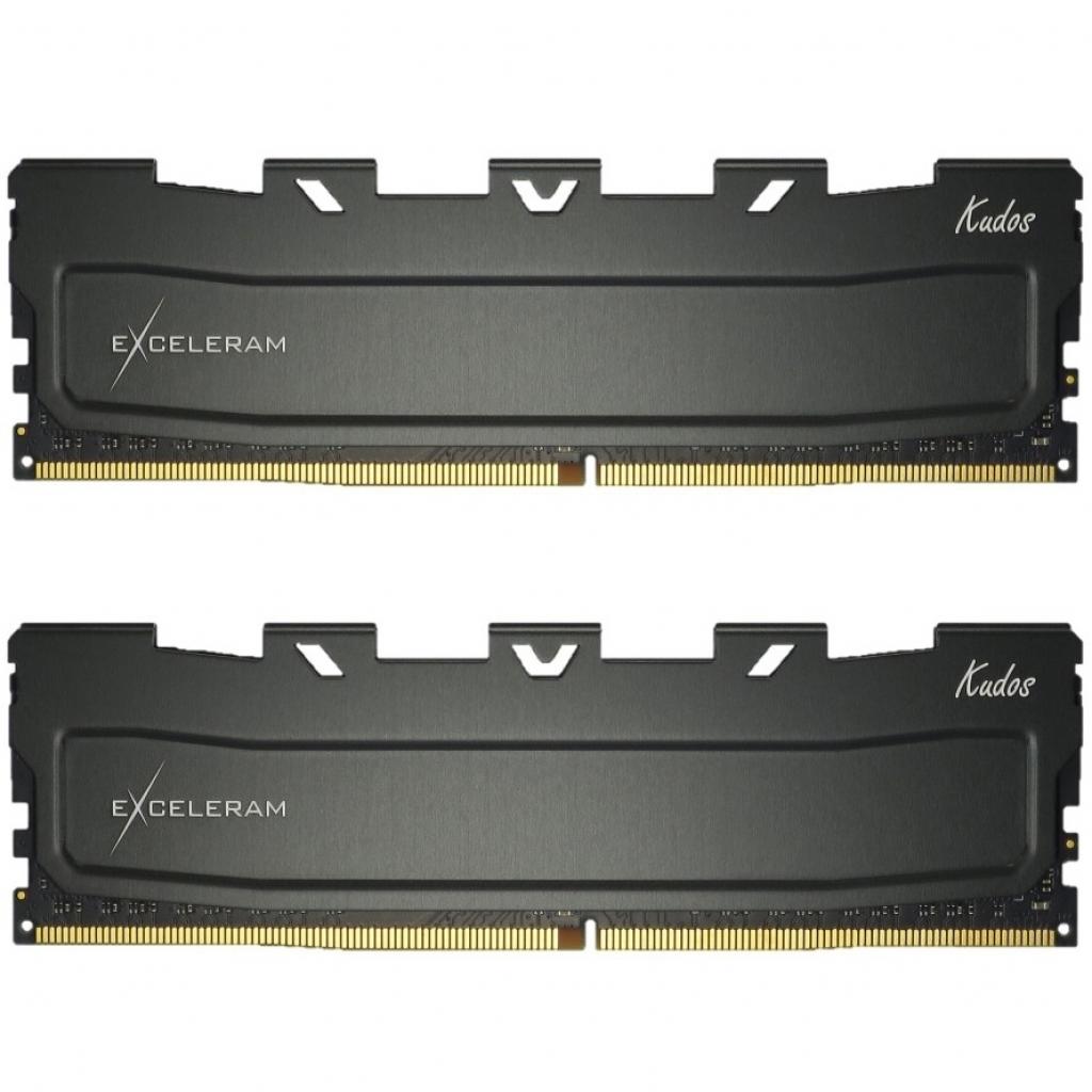 Модуль пам'яті для комп'ютера DDR4 32GB (2x16GB) 3000 MHz Black Kudos eXceleram (EKBLACK4323018AD)