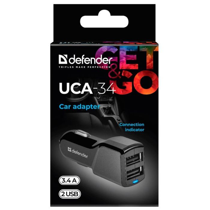 Зарядное устройство Defender UCA-34 2xUSB, 5V / 3.4A (83834) изображение 5