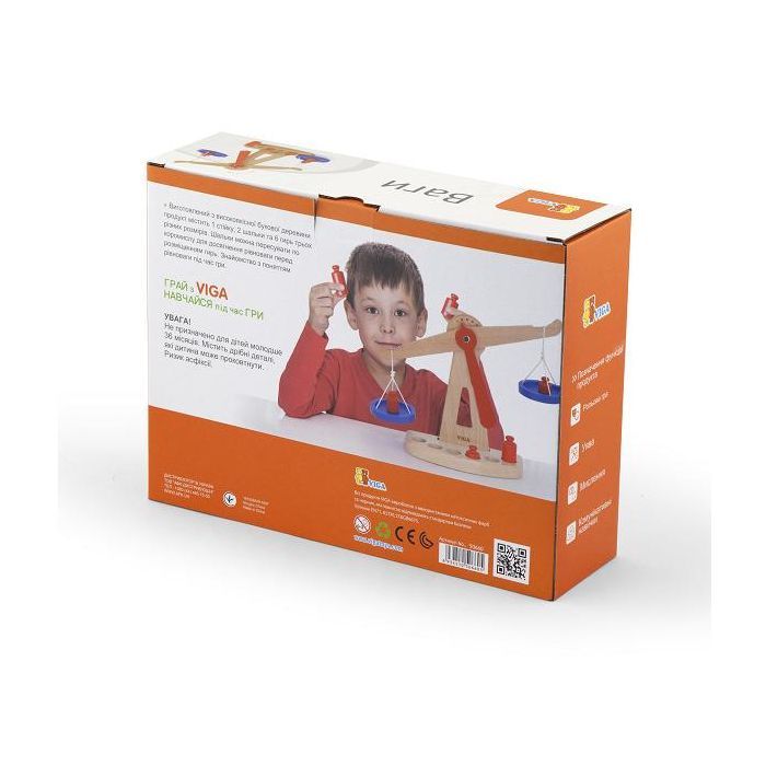 Ігровий набір Viga Toys Ваги (50660) зображення 3