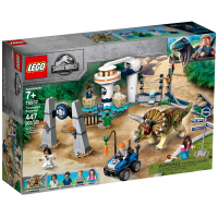 Конструктор LEGO Jurassic World Нападение трицератопса 447 деталей (75937)