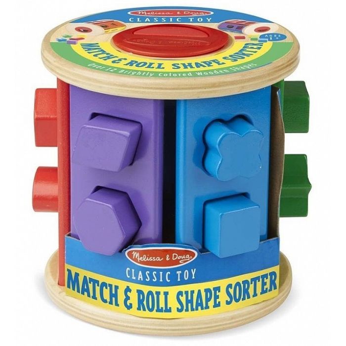Развивающая игрушка Melissa&Doug Деревянный сортер-крутилка (MD19041)