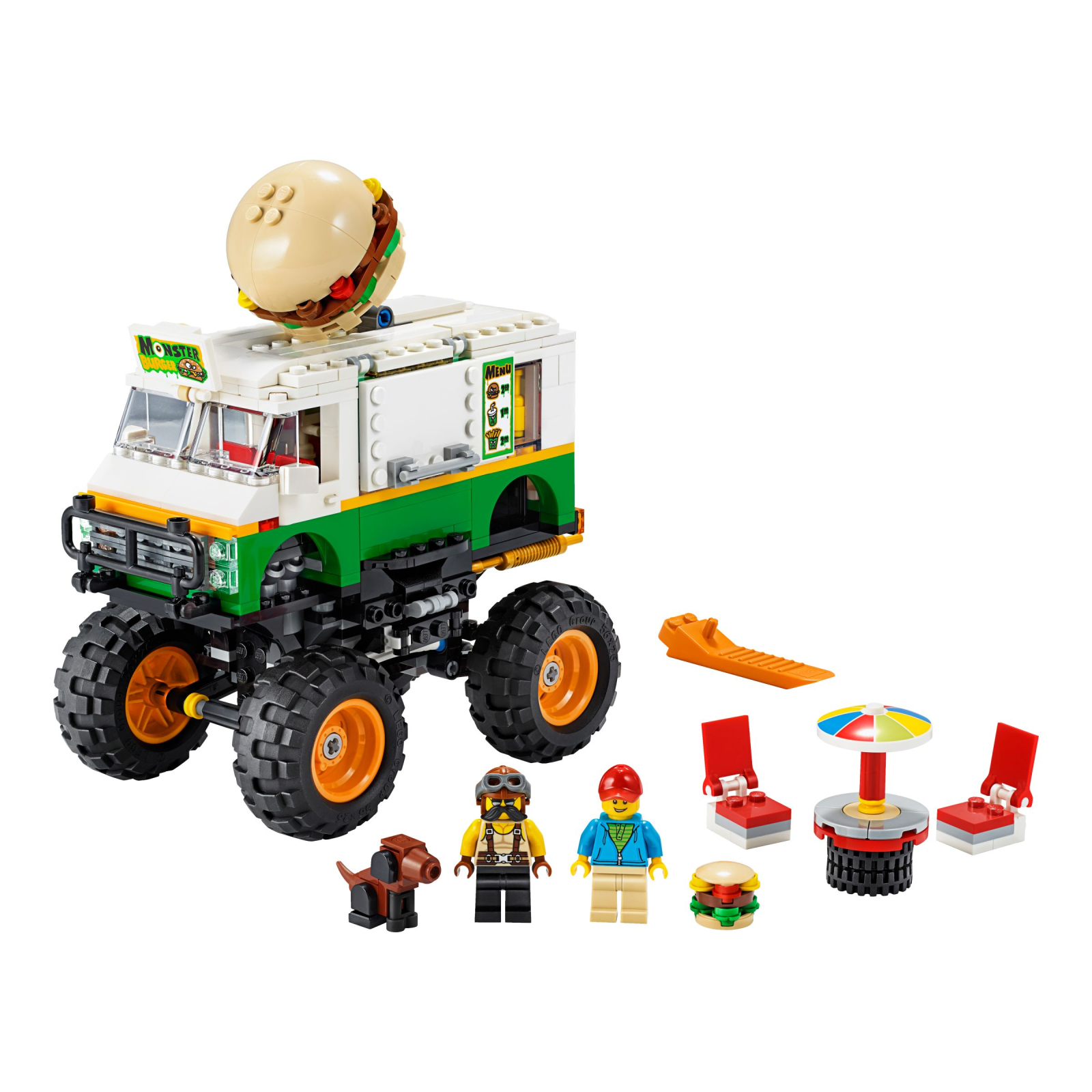 Конструктор LEGO Creator Вантажівка-монстр з гамбургерами (31104) зображення 2