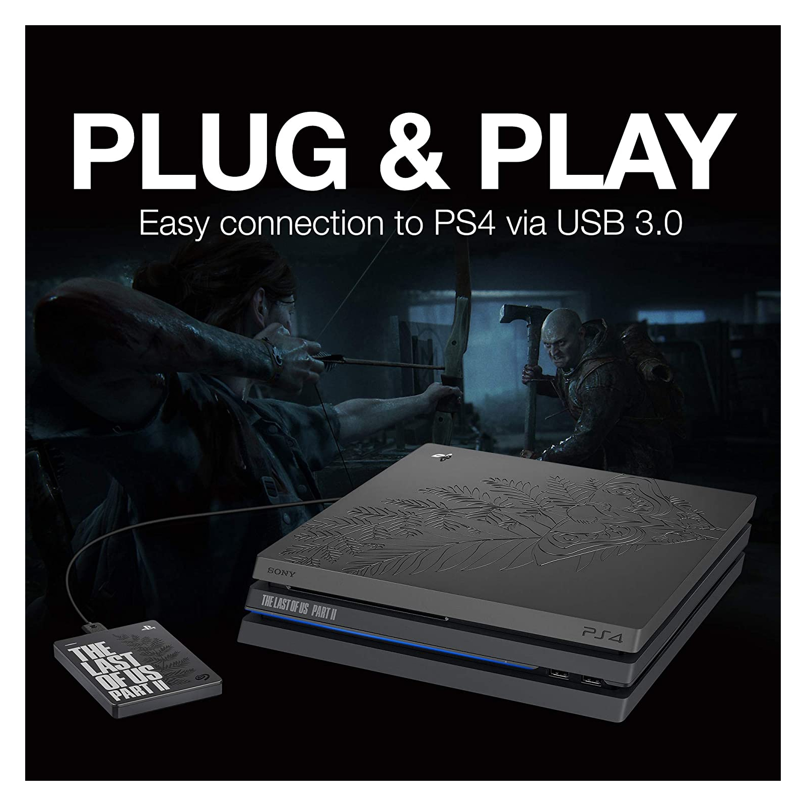 Зовнішній жорсткий диск 2.5" 4TB Game Drive for PlayStation Seagate (STLL4000200) зображення 8