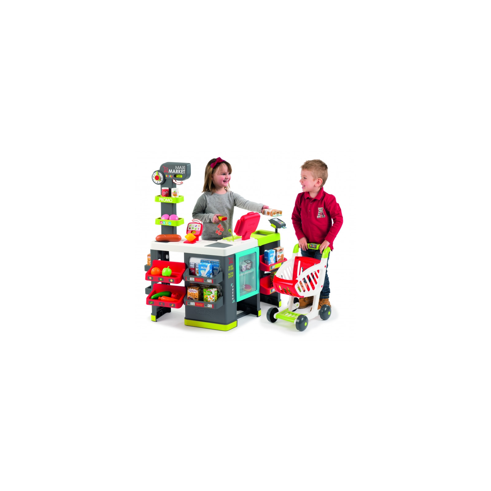 Игровой набор Smoby Интерактивный супермаркет Maxi Market со звуковыми эффектами (350215) изображение 4