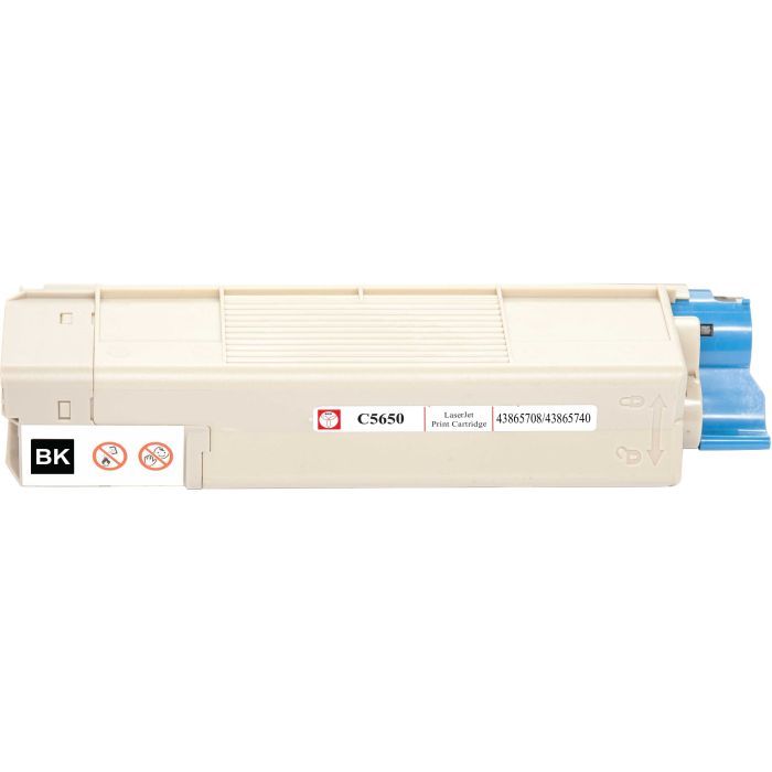 Тонер-картридж BASF OKI C5650/5750 Black 43865740/43865740 (KT-C5650K) изображение 2
