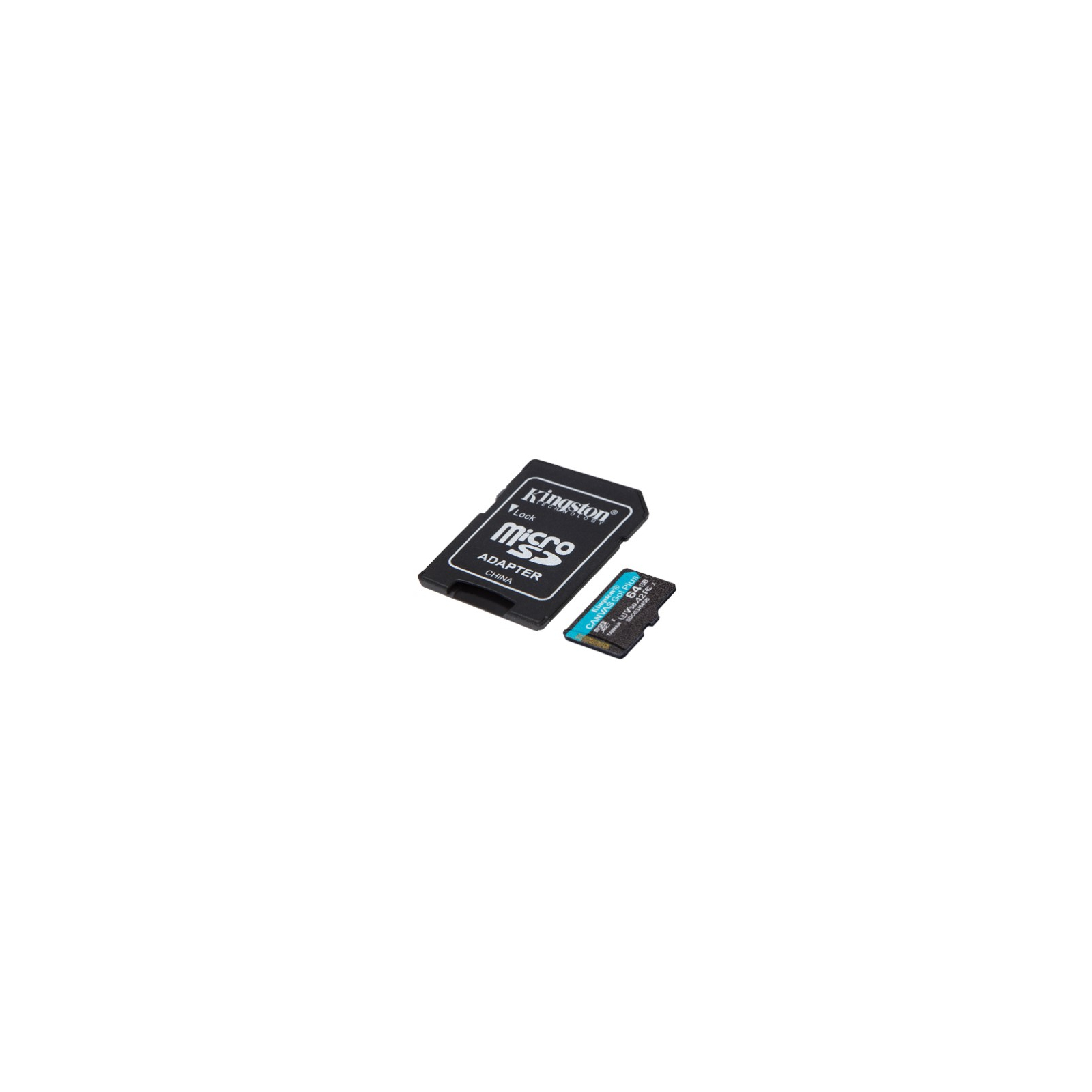 Карта пам'яті Kingston 64GB microSDXC class 10 UHS-I U3 A2 Canvas Go Plus (SDCG3/64GB) зображення 2