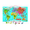 Развивающая игрушка Janod Магнитная карта мира (рус.язык) (J05483) изображение 4