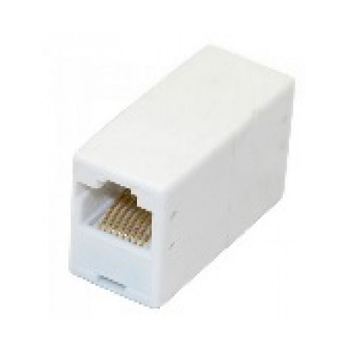 Зрощувач Merlion 1+1 RJ45 UTP 5e, White (00190 / 11445)