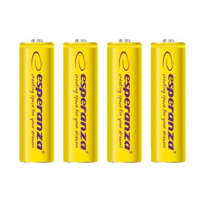 Акумулятор Esperanza AA 2000mAh Ni-MH * 4 yellow (EZA104Y)