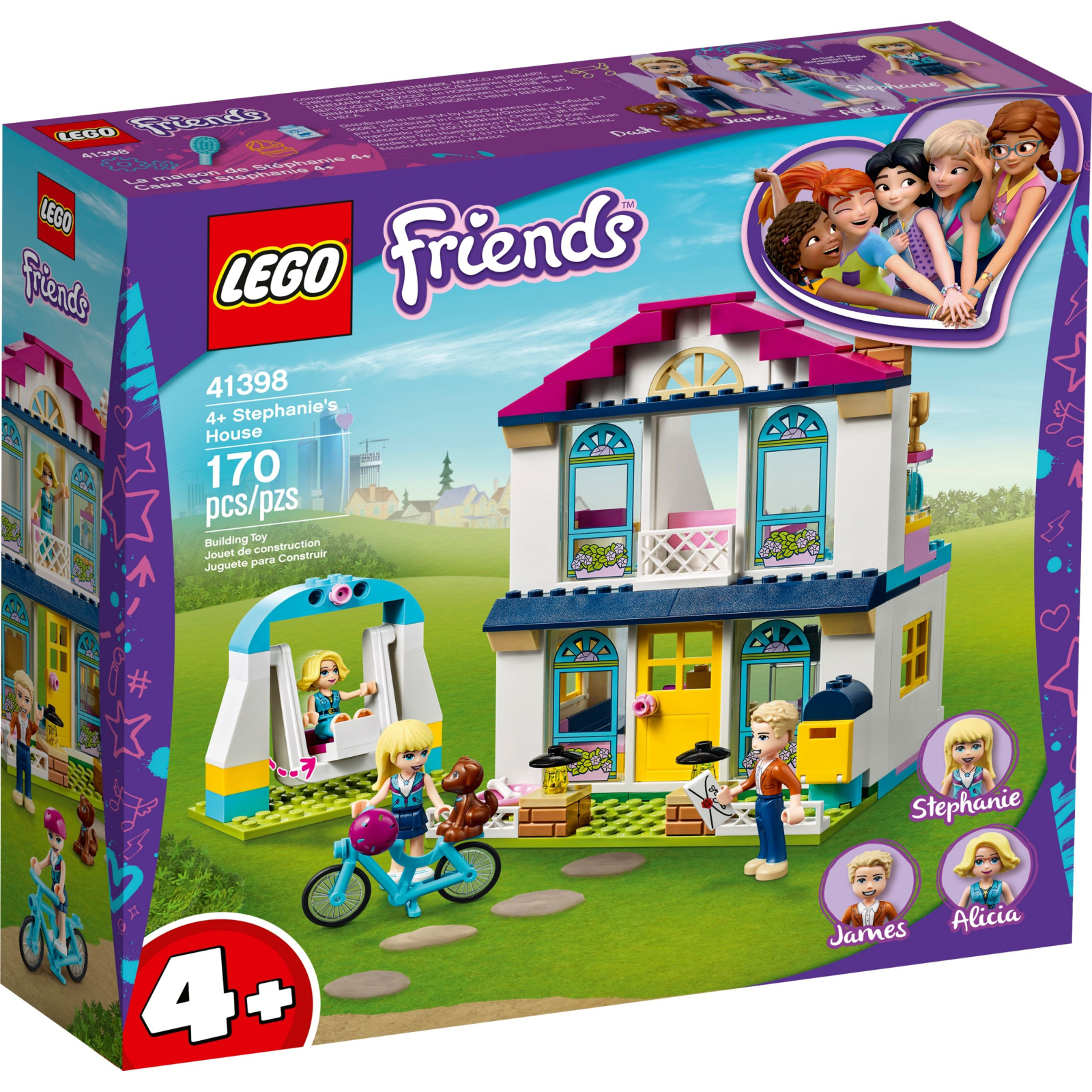 Конструктор LEGO Friends Дом Стефани 170 деталей (41398)
