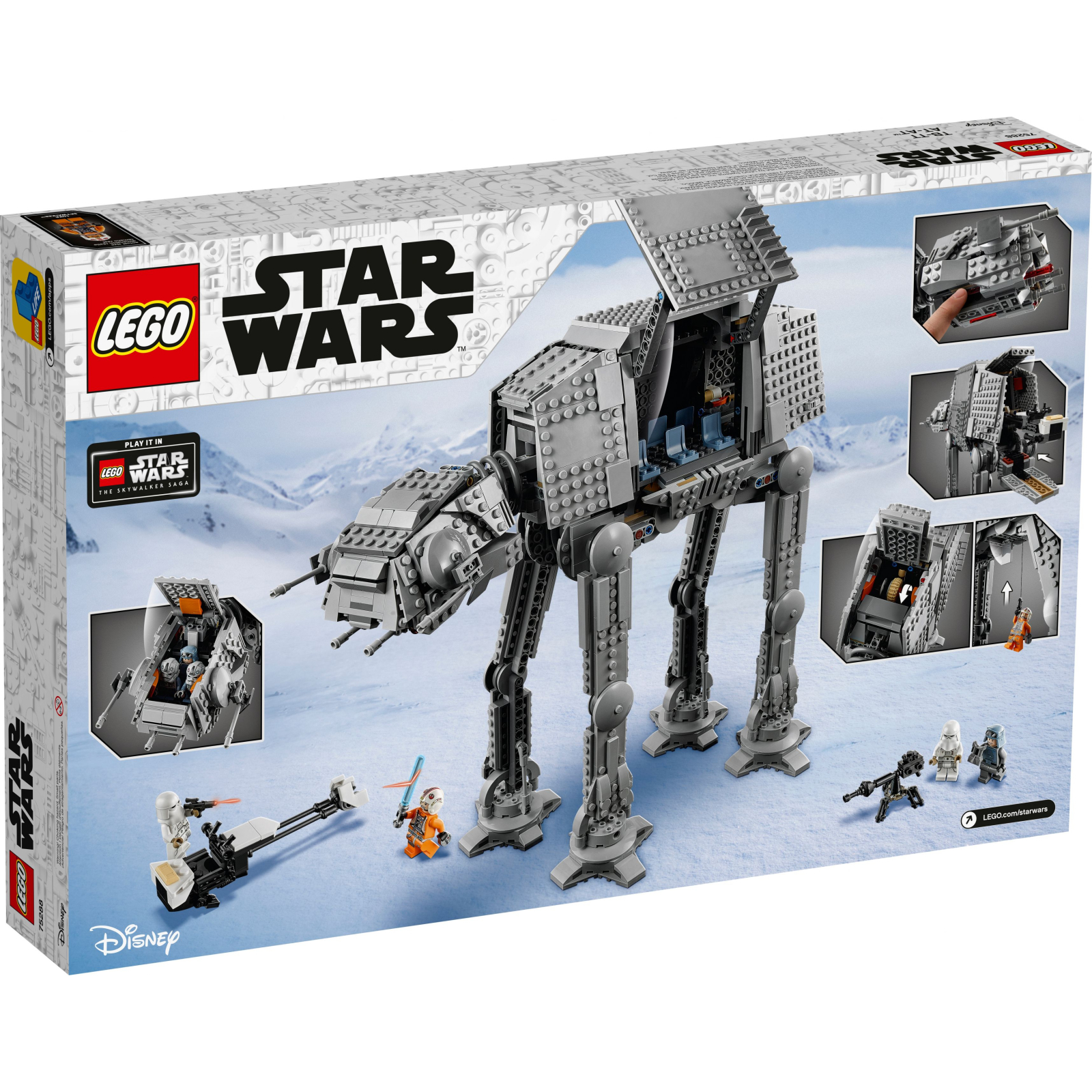 Конструктор LEGO Star Wars AT-AT 1267 деталей (75288) изображение 8