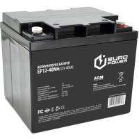Фото - Батарея для ИБП Europower Батарея до ДБЖ  12В 40Ач  EP12-40M6 (EP12-40M6)
