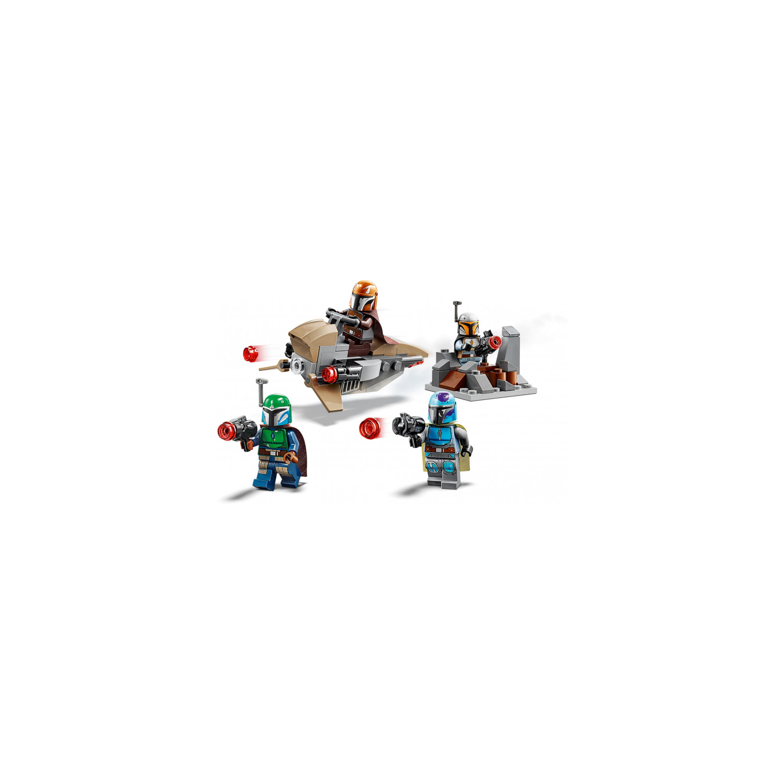 Конструктор LEGO Star Wars Боевой набор: мандалорцы 102 детали (75267) изображение 3