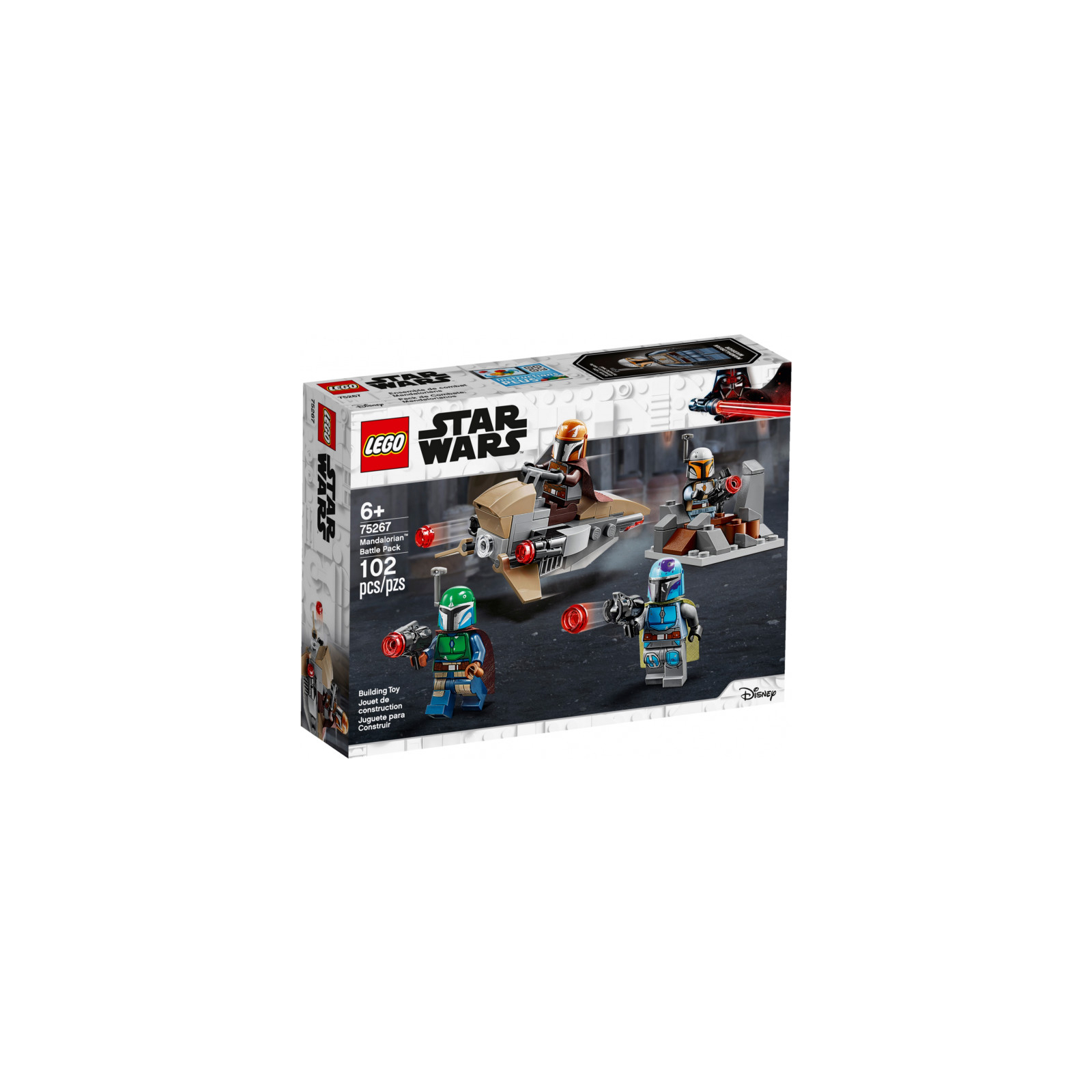 Конструктор LEGO Star Wars Боевой набор: мандалорцы 102 детали (75267)