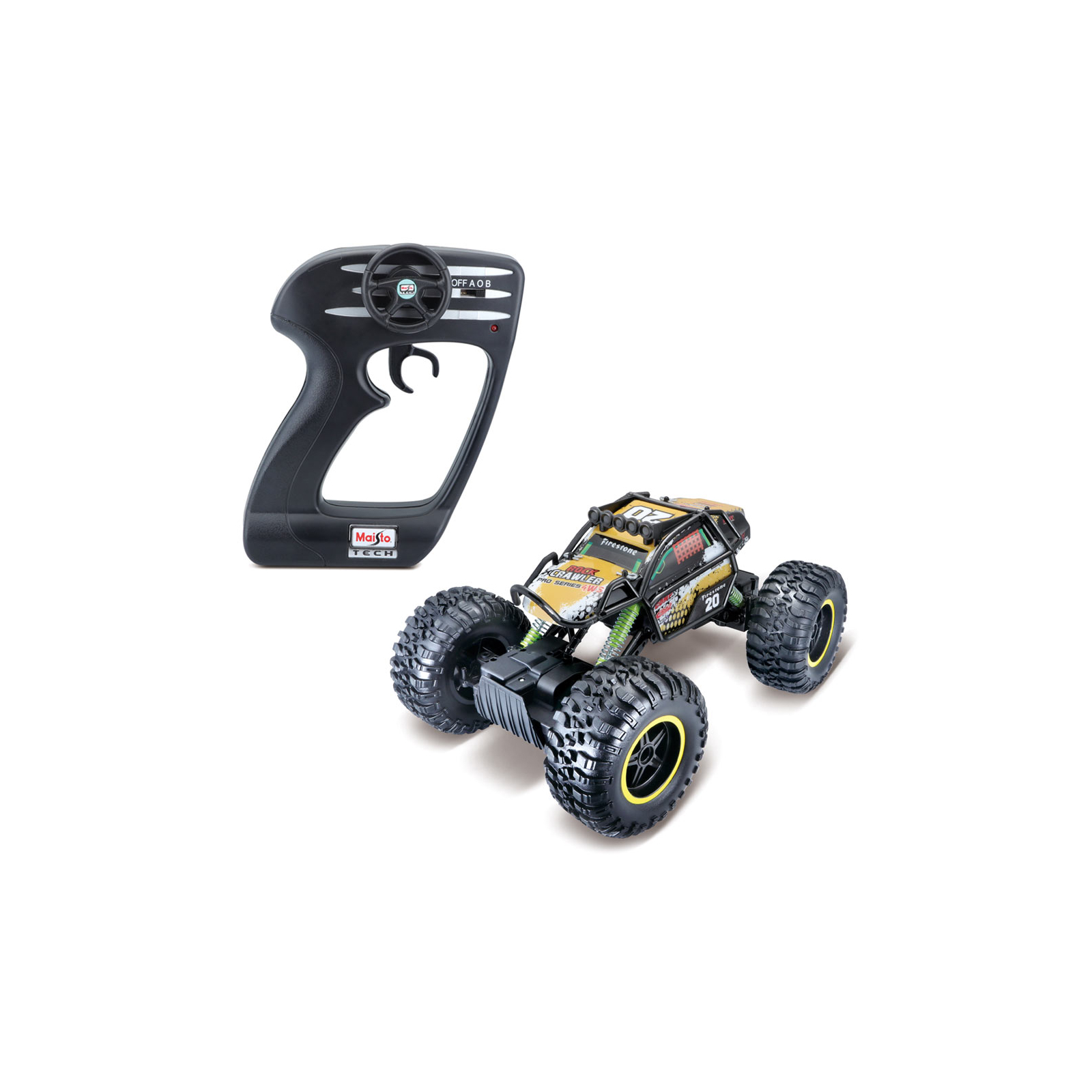 Радиоуправляемая игрушка Maisto Tech Rock Crawler Pro черный (81334 black) изображение 2