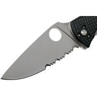 Нож Spyderco Tenacious FRN полусеррейтор (C122PSBK) изображение 3