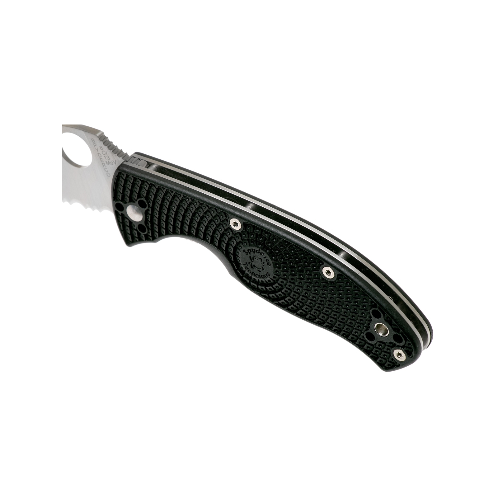 Нож Spyderco Tenacious FRN полусеррейтор (C122PSBK) изображение 5