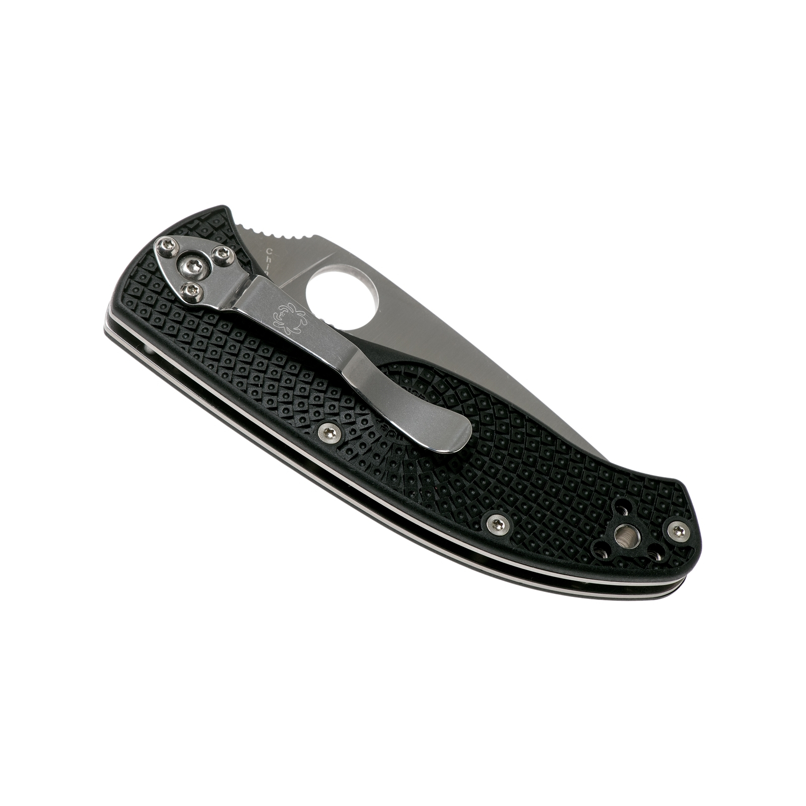 Нож Spyderco Tenacious FRN Black Blade (C122PBBK) изображение 7