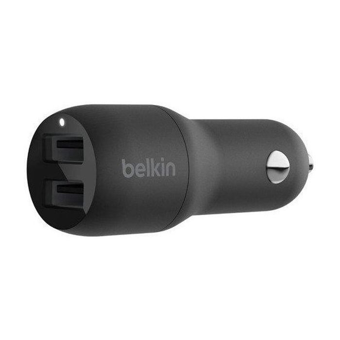 Зарядное устройство Belkin Car Charger 24W Dual USB-A, USB-A - MicroUSB, 1m, black (CCE002BT1MBK) изображение 5