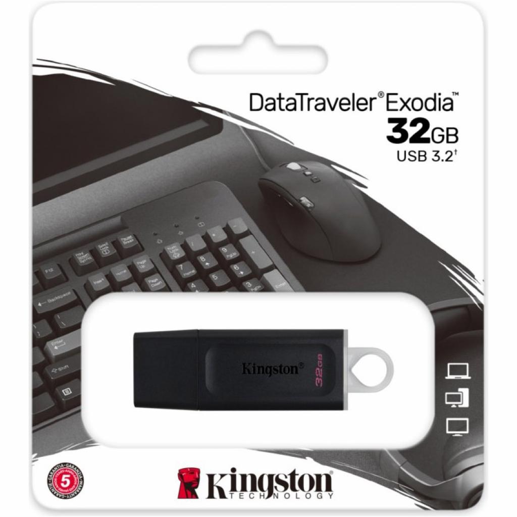 USB флеш накопичувач Kingston 128GB DT Exodia Black/Yellow USB 3.2 (DTX/128GB) зображення 5