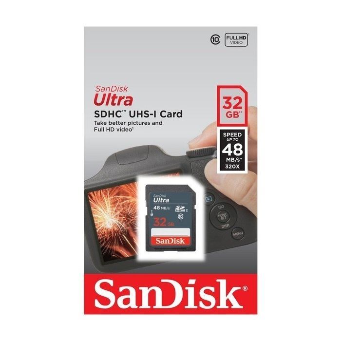 Карта пам'яті SanDisk 32GB SDHC class 10 UHS-I Ultra Lite (SDSDUNR-032G-GN3IN) зображення 3