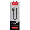 Дата кабель USB 2.0 AM to Micro 5P 0.2m CBFLEXM0 black Intaleo (1283126487422) зображення 2