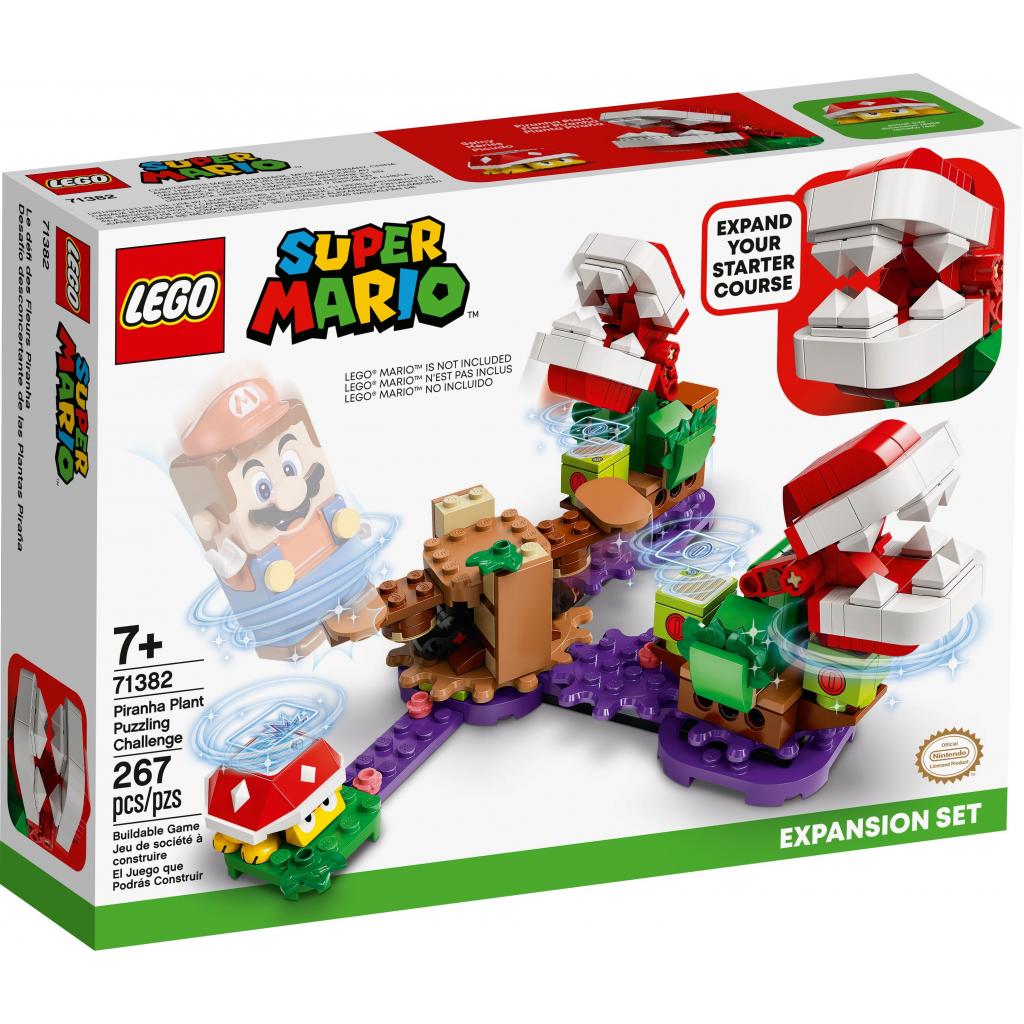 Конструктор LEGO Super Mario Головоломка з рослиною-піранією. Додатковий ріве (71382)