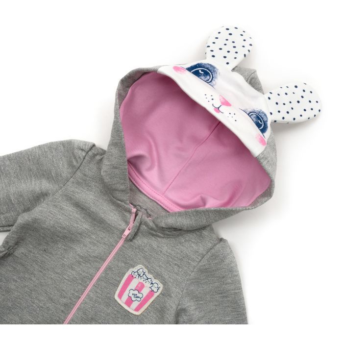 Человечек детский Tongs с ушками (2771-56G-pink) изображение 3