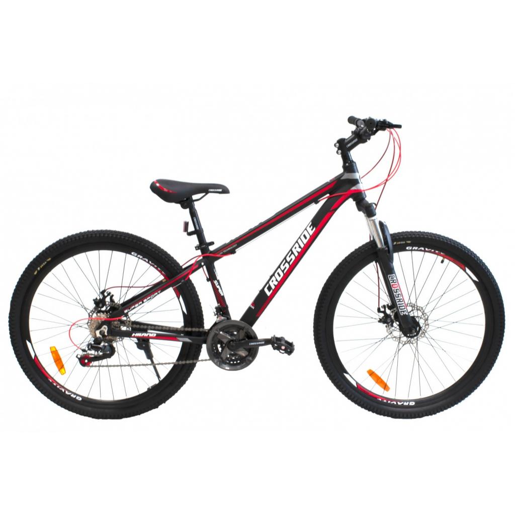Велосипед Crossride Hilland 27.5" рама-17" Al Black/Red (0247)