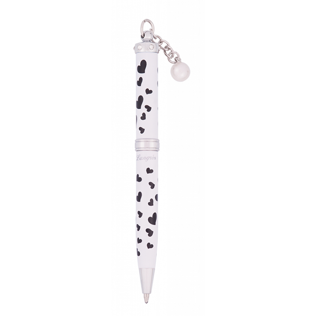 Ручка кулькова Langres набір ручка + гачок для сумки Elegance Білий (LS.122029-12) зображення 2