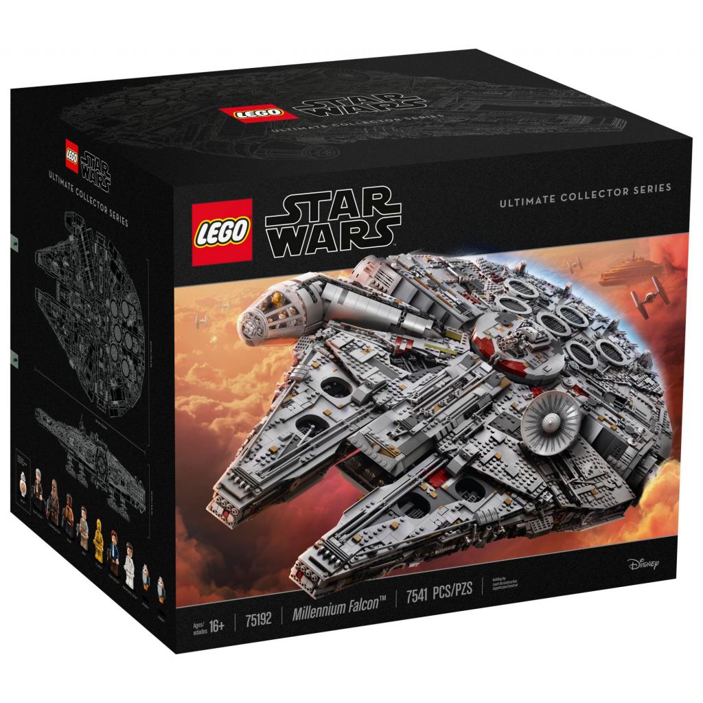 Конструктор LEGO Star Wars Сокол Тысячелетия Millennium Falcon 7541 деталь (75192)