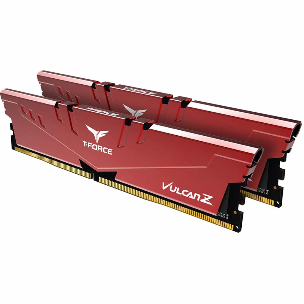 Модуль пам'яті для комп'ютера DDR4 16GB (2x8GB) 3200 MHz T-Force Vulcan Z Red Team (TLZRD416G3200HC16CDC01) зображення 2
