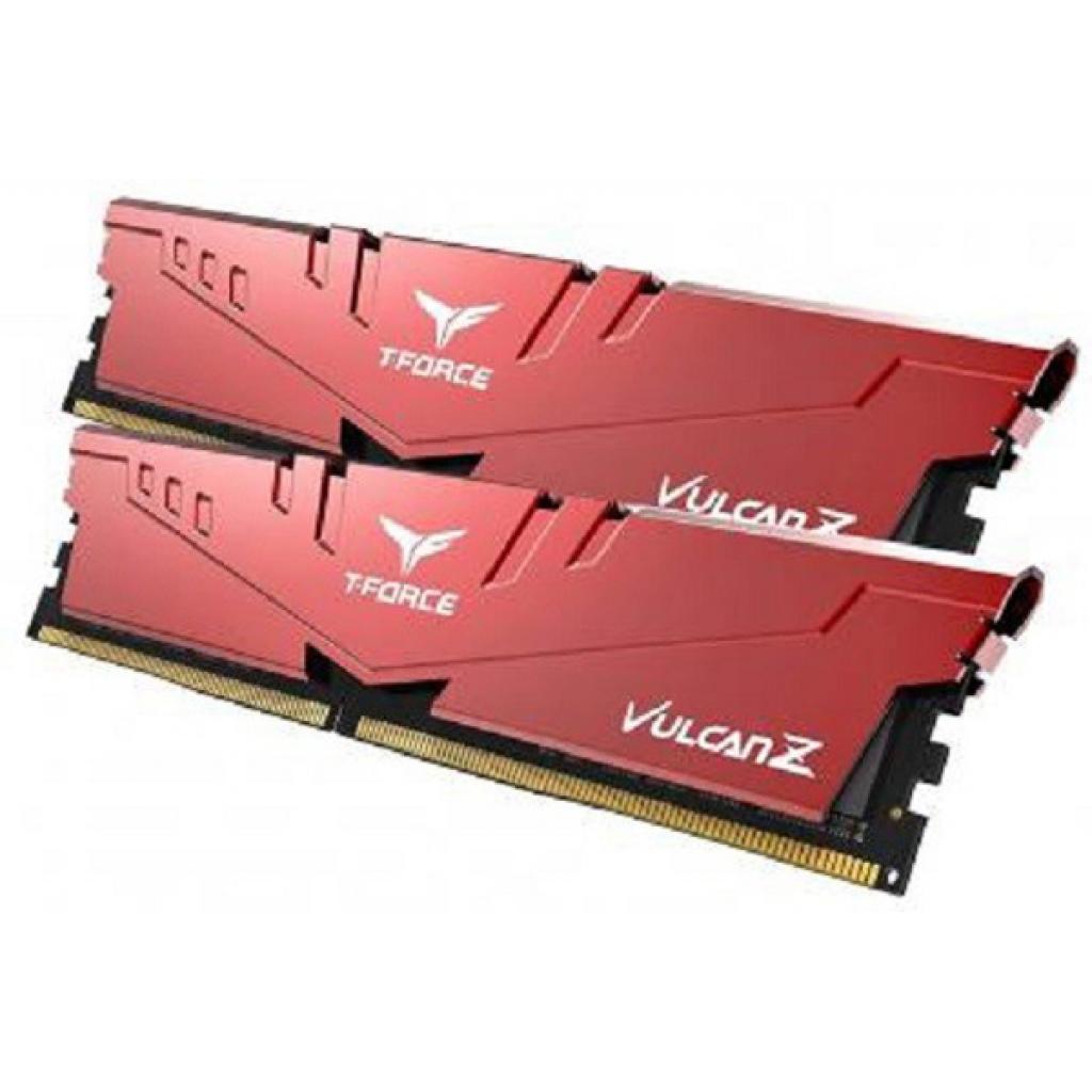 Модуль памяти для компьютера DDR4 16GB (2x8GB) 3200 MHz T-Force Vulcan Z Red Team (TLZRD416G3200HC16CDC01) изображение 3