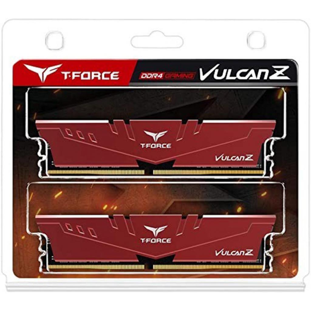 Модуль памяти для компьютера DDR4 16GB (2x8GB) 3200 MHz T-Force Vulcan Z Red Team (TLZRD416G3200HC16CDC01) изображение 7