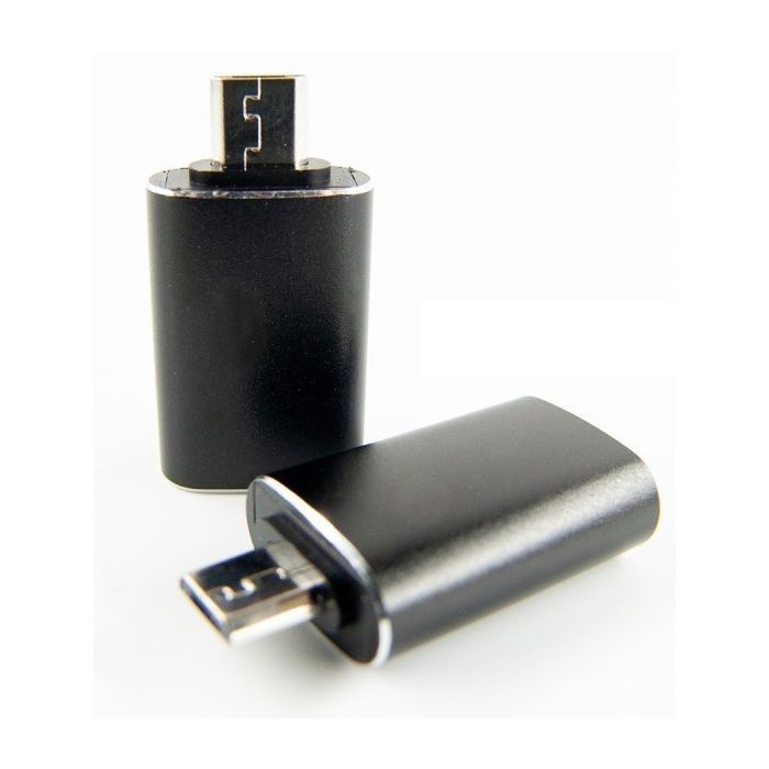 Переходник OTG USB - Micro-USB black Dengos (ADP-017)