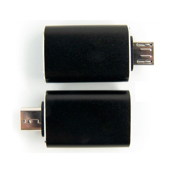 Переходник OTG USB - Micro-USB black Dengos (ADP-017) изображение 3