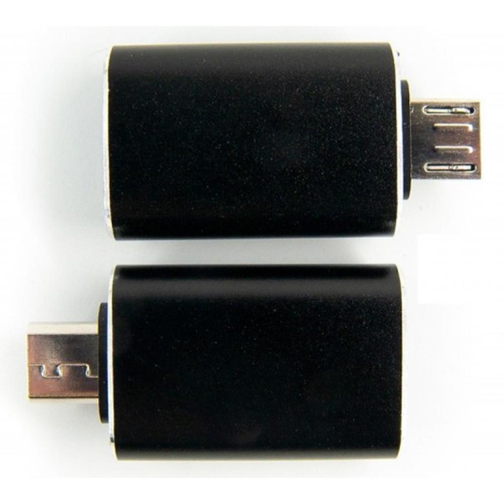 Переходник OTG USB - Micro-USB black Dengos (ADP-017) изображение 3