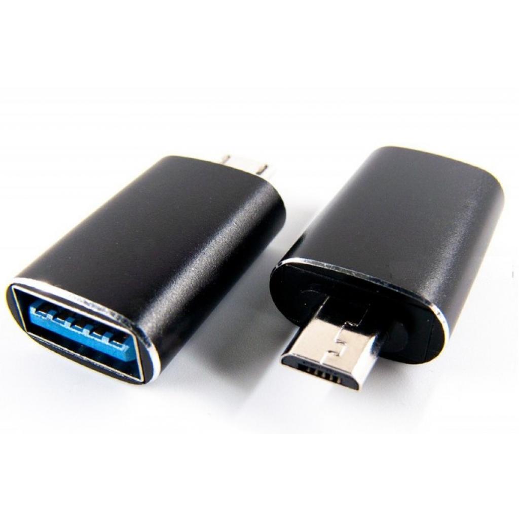 Переходник OTG USB - Micro-USB black Dengos (ADP-017) изображение 4