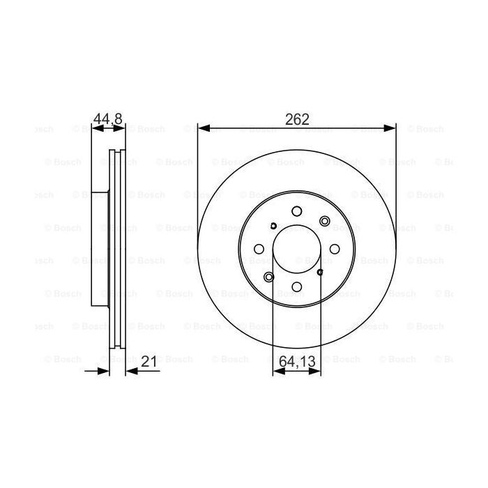 Тормозной диск Bosch 0 986 479 R80