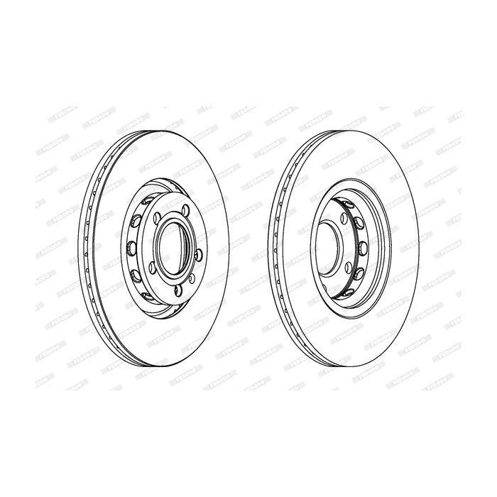 Гальмівний диск FERODO DDF1707