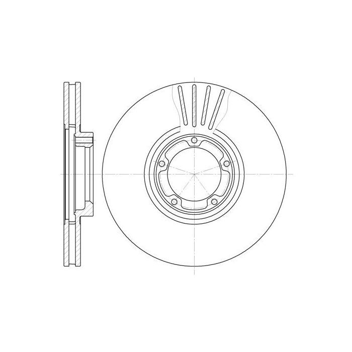 Тормозной диск REMSA 6518.10
