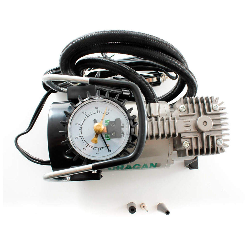 Автомобильный компрессор URAGAN с автостопом 37 л / мин (90135) изображение 5