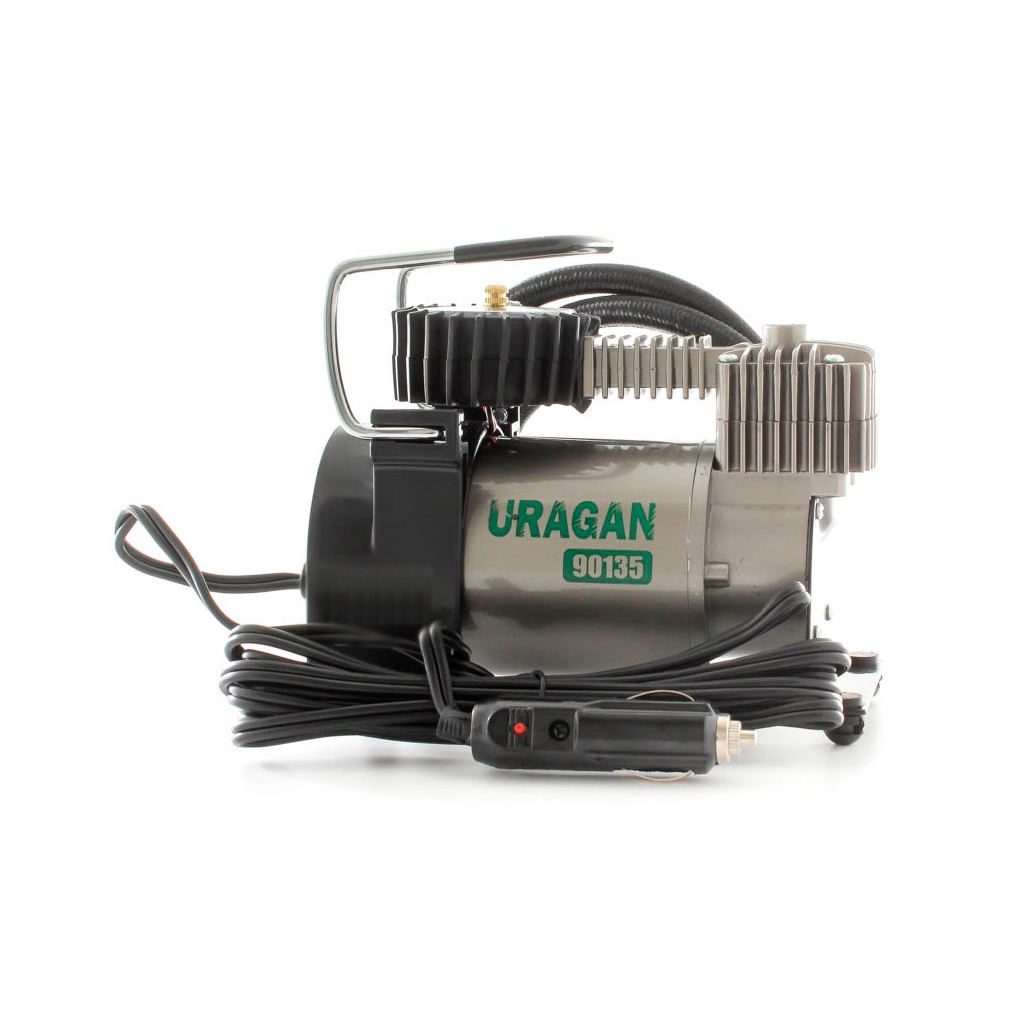 Автомобільний компресор URAGAN з автостопом 37 л/хв (90135)