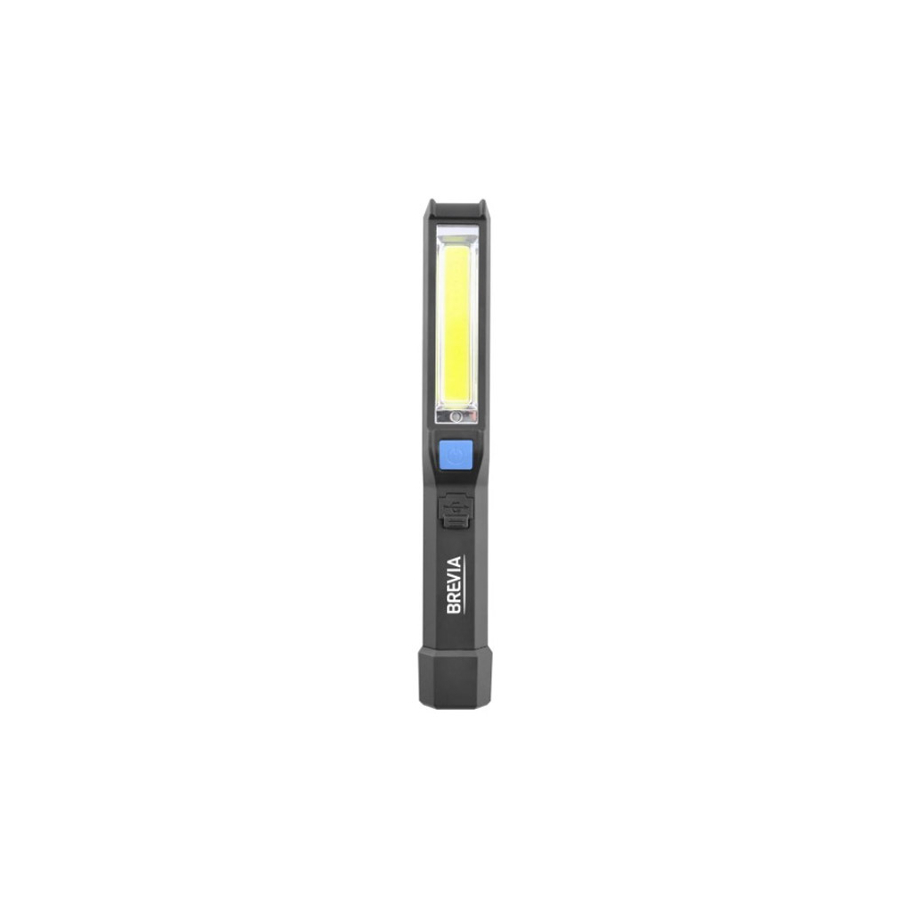 Фонарь Brevia LED Pen Light 2W COB+1W LED 150lm, 900mAh, microUSB, блістер (11220)