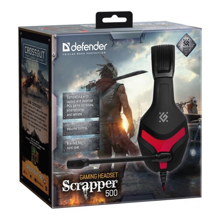 Наушники Defender Scrapper 500 Blue-Black (64501) изображение 9
