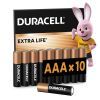 Батарейка Duracell AAA лужні 10 шт. в упаковці (5002509/5006462)