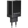 Зарядное устройство Defender UPA-101 black, 1 USB, QC 3.0, 18W (83573)
