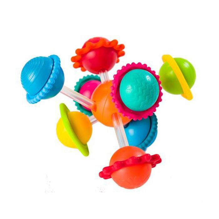 Погремушка Fat Brain Toys прорезыватель Сенсорные шары Wimzle (F136ML) изображение 2